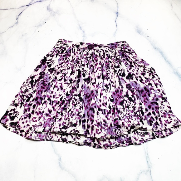 Urban Outfitters Kimchi Blue Purple Leopard Skirt - Picture 2 of 8
